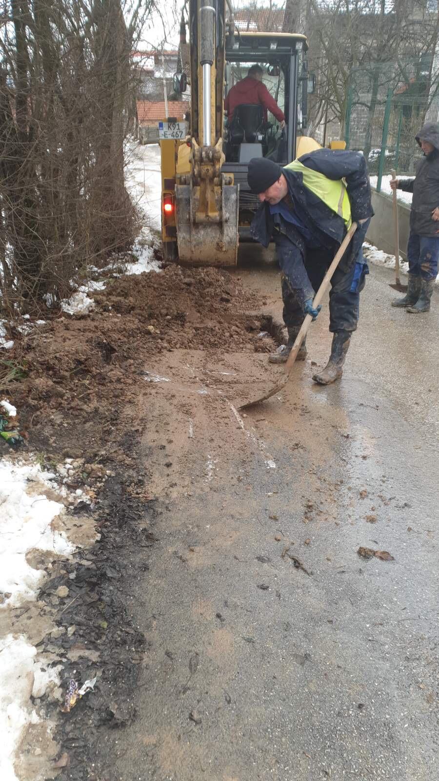 Služba za održavanje vodovodne mreže i objekata:  RADOVI NA VODOVODNOJ MREŽI