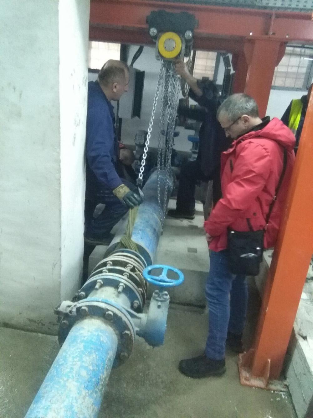U PS “Centar” za pravce pumpanja Crni vrh i Bjelave:  VRŠENE DEMONTAŽE PUMPI 