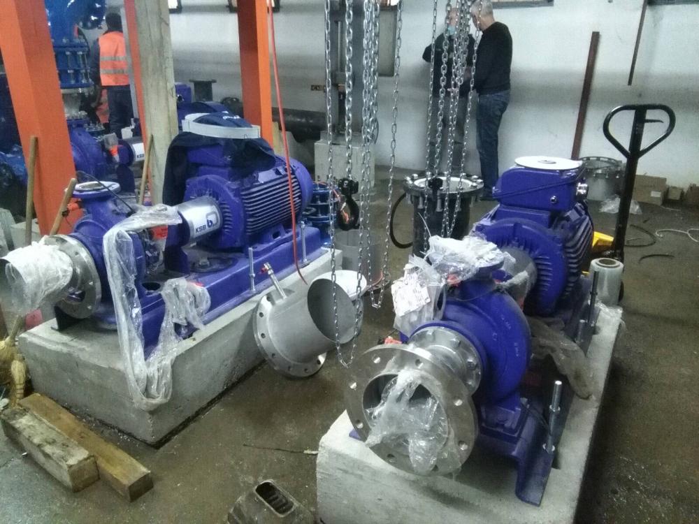 POČELA MONTAŽA NOVIH PUMPNIH AGREGATA
