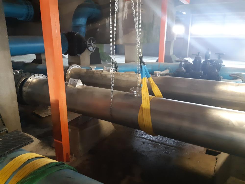 Pumpna stanica Bačevo: MONTAŽA NOVOG PUMPNOG AGREGATA