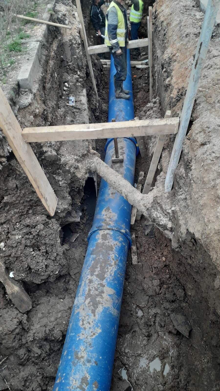 Služba za održavanje vodovodne mreže i objekata:  RADOVI NA VODOVODNOJ MREŽI