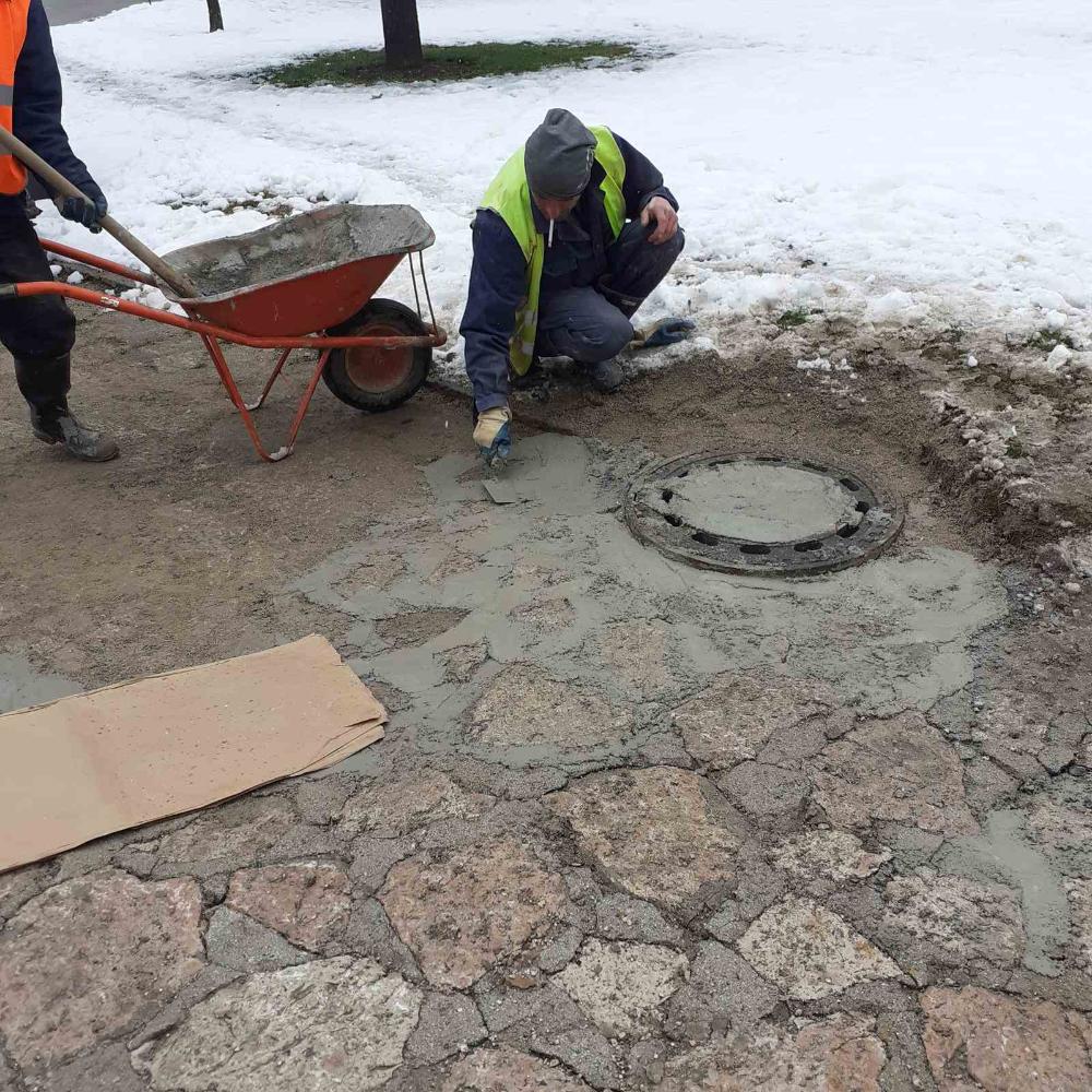 Služba za održavanje kanalizacione mreže i objekata: RADOVI NA KANALIZACIONOJ MREŽI