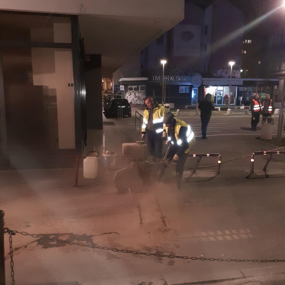 Služba za održavanje kanalizacione mreže i objekata: RADOVI NA KANALIZACIONOJ MREŽI