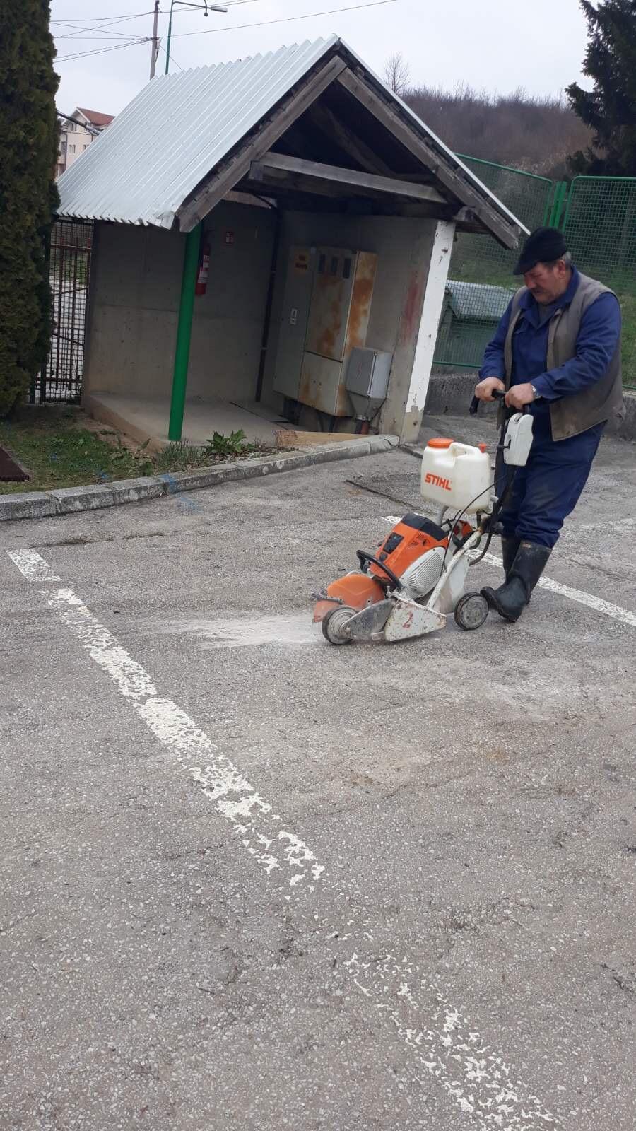 Služba za održavanje vodovodne mreže i objekata:  RADOVI NA VODOVODNOJ MREŽI