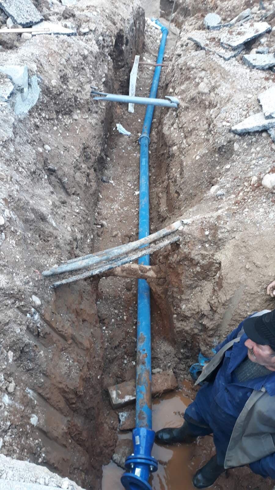 Služba za održavanje vodovodne mreže i objekata:  RADOVI NA VODOVODNOJ MREŽI