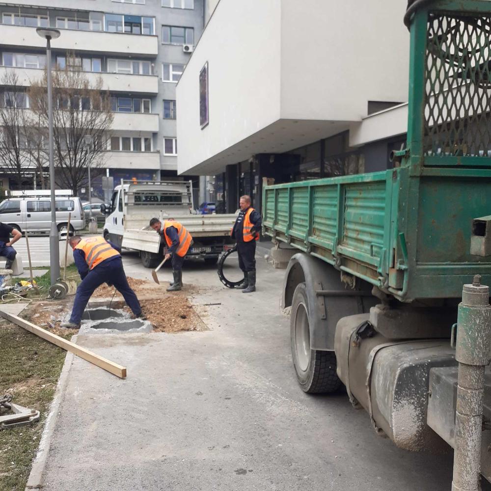 Služba za održavanje kanalizacione mreže i objekata: RADOVI NA KANALIZACIONOJ MREŽI