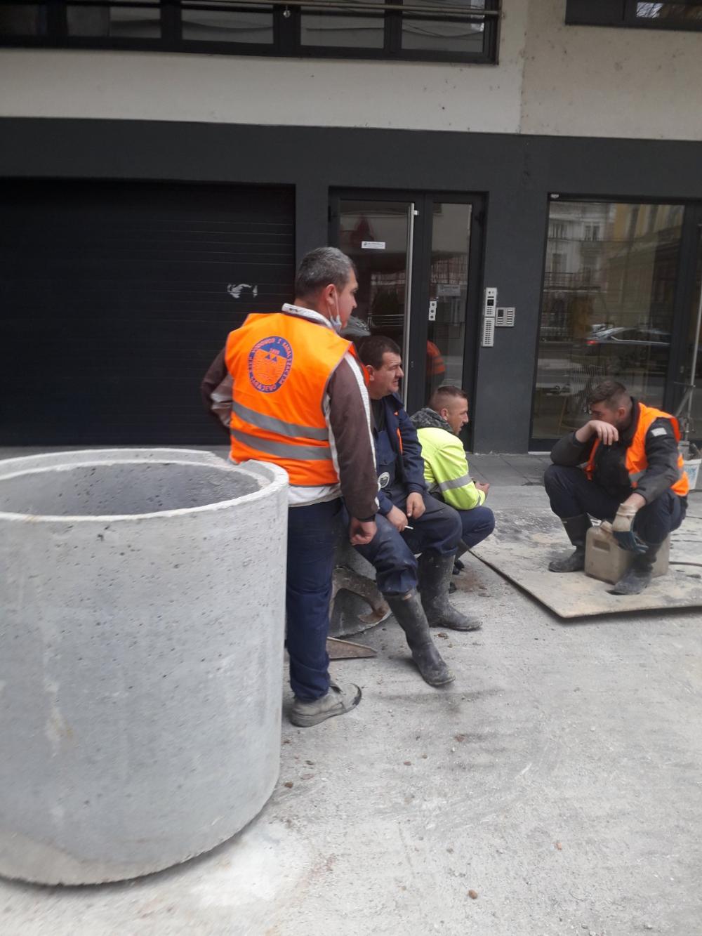 Služba za održavanje kanalizacione mreže i objekata: RADOVI NA KANALIZACIONOJ MREŽI