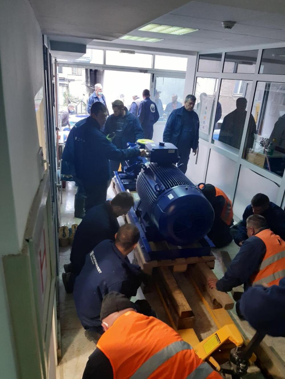 POČELI  RADOVI  U  PUMPNOJ  STANICI  “CENTAR” 