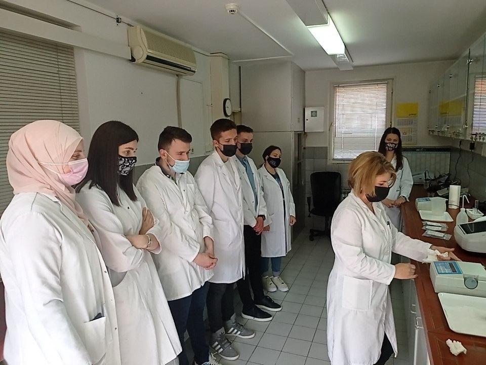 Služba za sanitarnu zaštitu i kontrolu vode:  POSJETA STUDENATA FAKULTETA ZDRAVSTVENIH STUDIJA UNSA