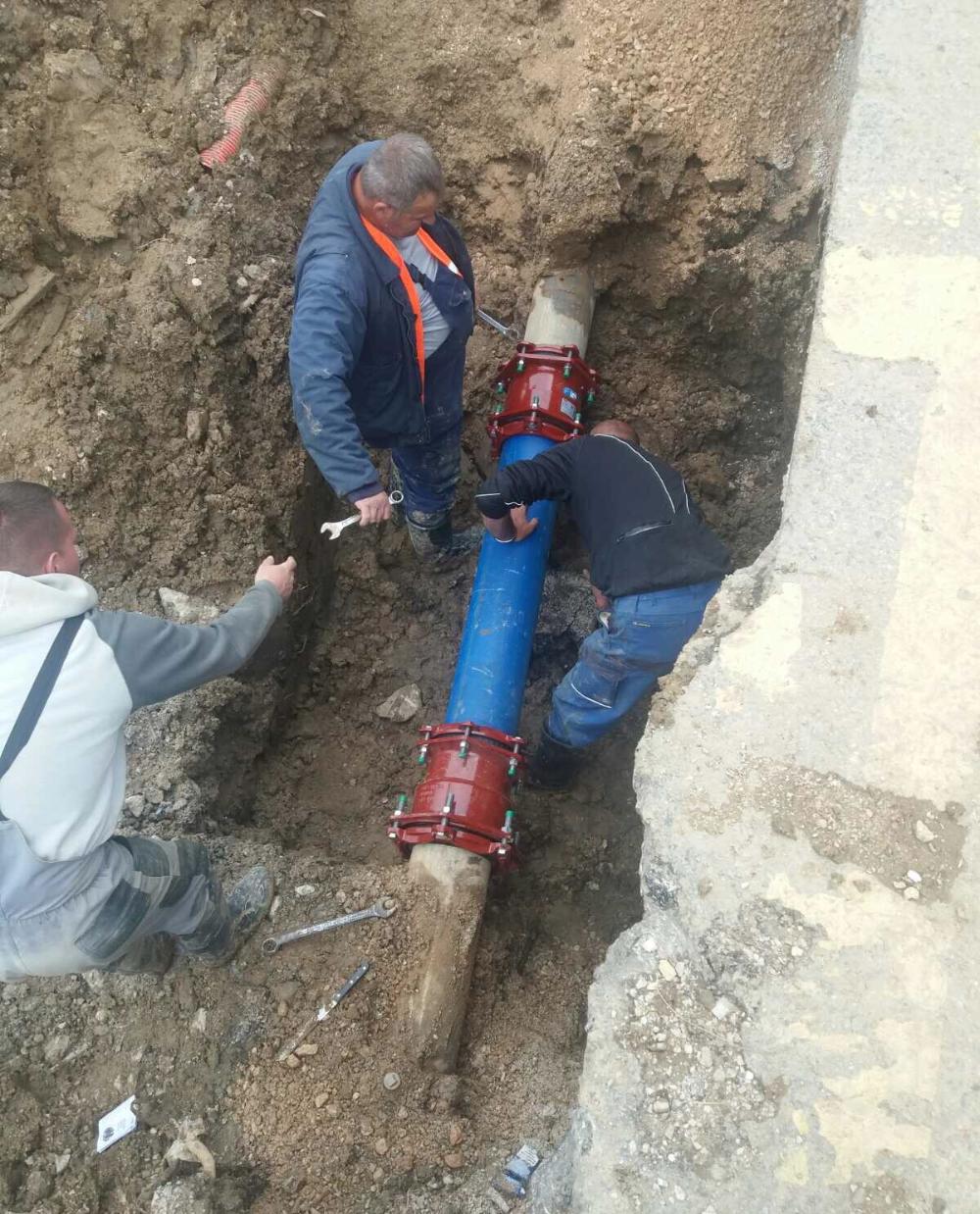Služba za održavanje vodovodne mreže i objekata:  RADOVI NA VODOVODNOJ MREŽI