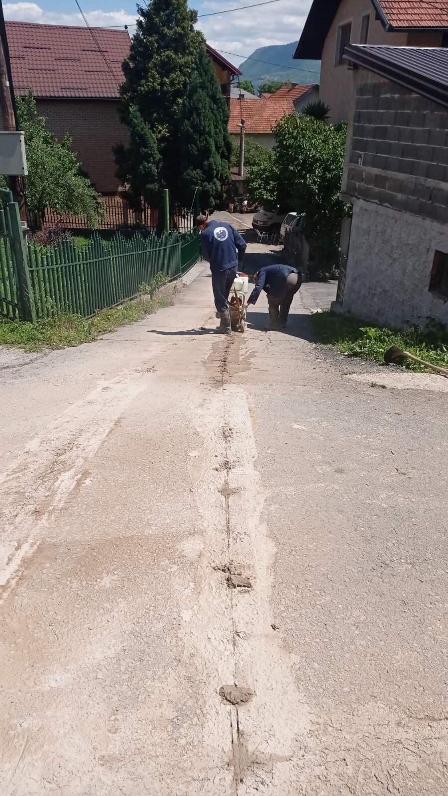 Služba za održavanje vodovodne mreže i objekata:  RADOVI NA VODOVODNOJ MREŽI