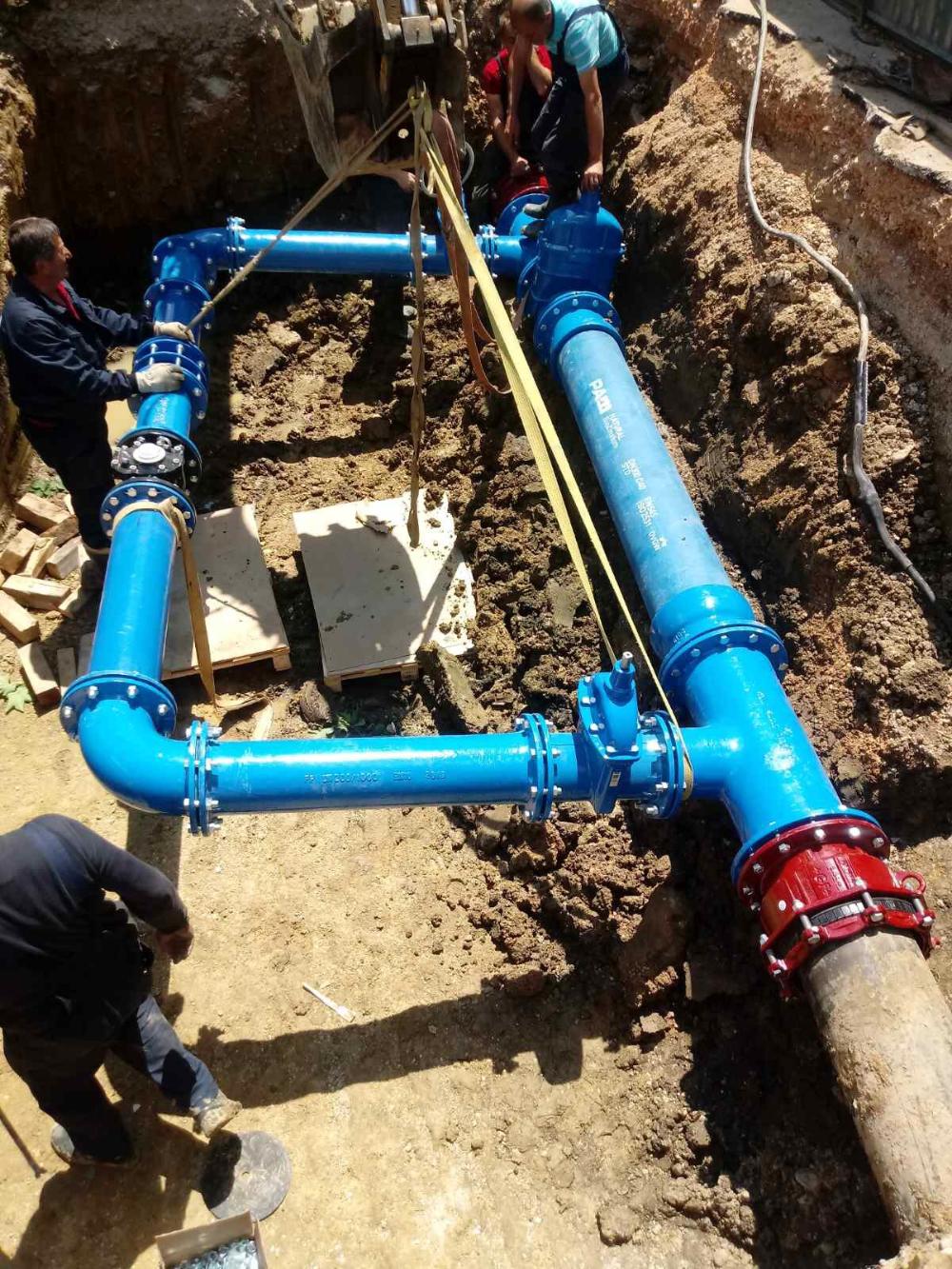 Služba za održavanje vodovodne mreže i objekata:  RADOVI NA VODOVODNOJ MREŽI