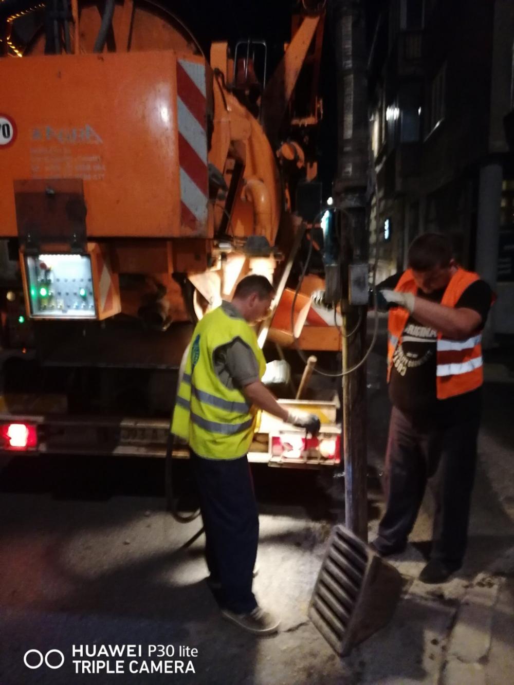 Služba održavanja kanalizacione mreže i objekata: RADOVI NA KANALIZACIONOJ MREŽI