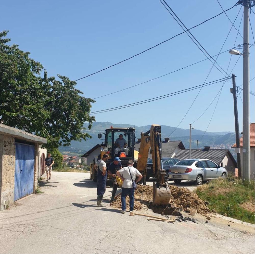 Služba za održavanje vodovodne mreže i objekata:  RADOVI NA VODOVODNOJ MREŽI
