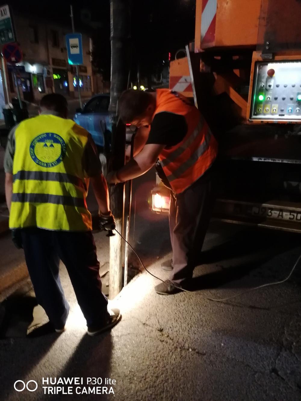 Služba održavanja kanalizacione mreže i objekata: RADOVI NA KANALIZACIONOJ MREŽI