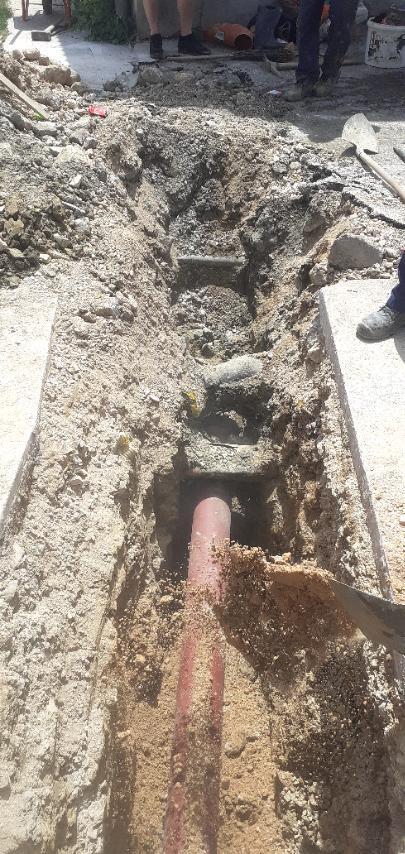 Služba održavanja kanalizacione mreže i objekata:  RADOVI NA KANALIZACIONOJ MREŽI