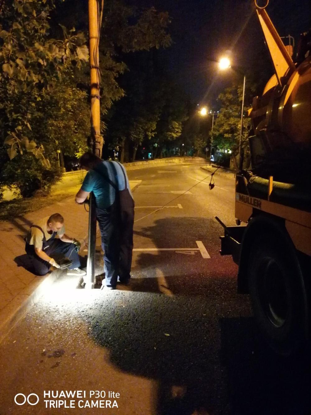 Služba održavanja kanalizacione mreže i objekata:  RADOVI NA KANALIZACIONOJ MREŽI