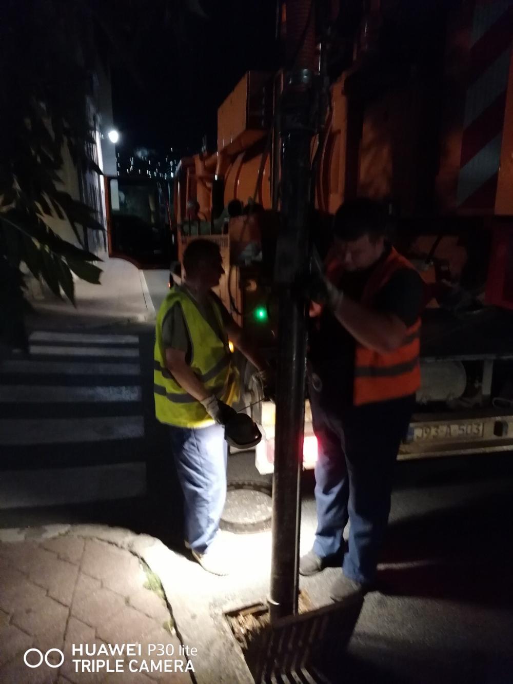 Služba održavanja kanalizacione mreže i objekata:  RADOVI NA KANALIZACIONOJ MREŽI