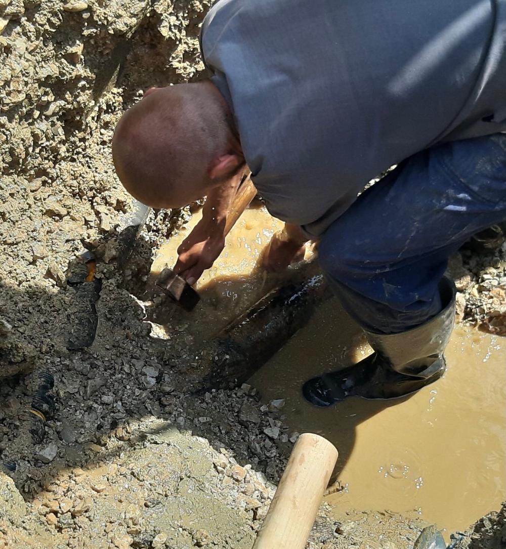 Služba za održavanje vodovodne mreže i objekata:  RADOVI NA VODOVODNOJ MREŽI