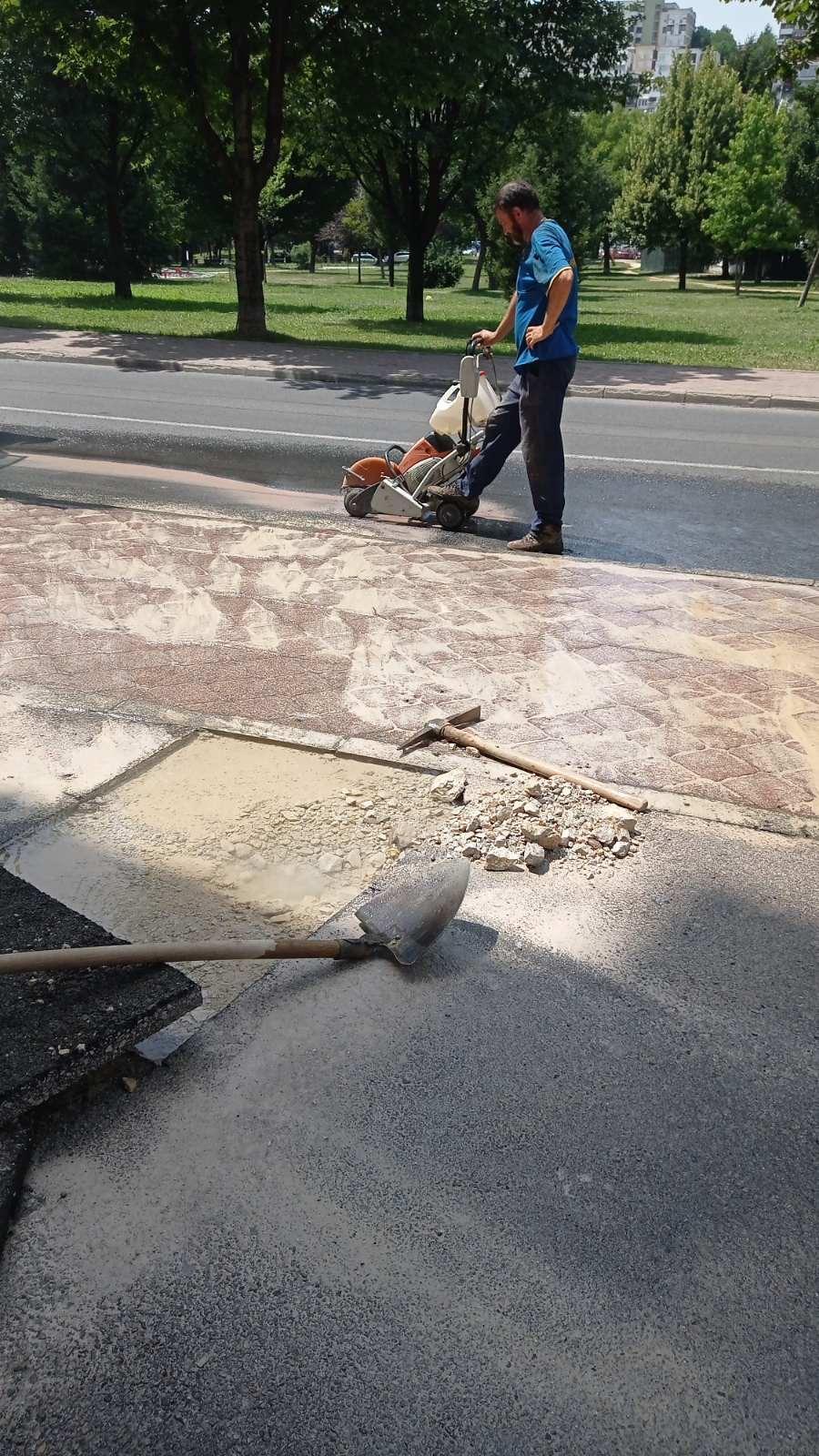 Dežurna ekipa:  POPRAVKE KVAROVA NA VODOVODNOJ MREŽI