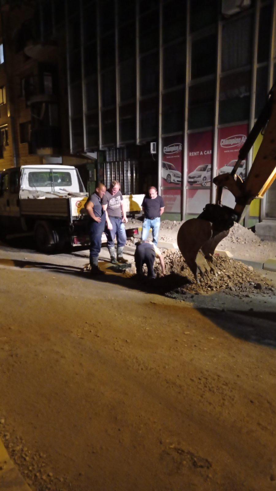 Dežurna ekipa:  POPRAVKE KVAROVA NA VODOVODNOJ MREŽI 