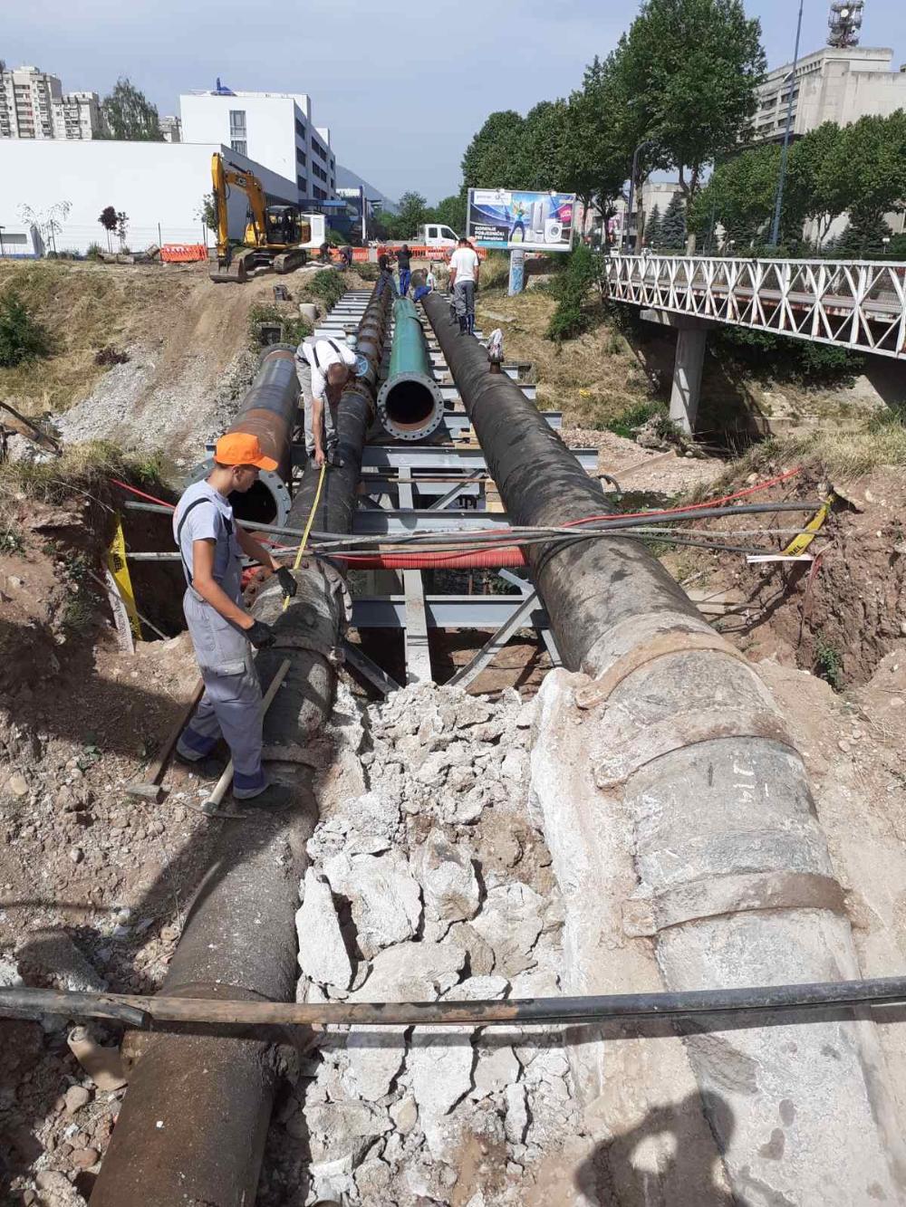 U sklopu rekonstrukcije vodovodne mreže iz kredita EBRD: REALIZACIJA VIŠE PROJEKATA