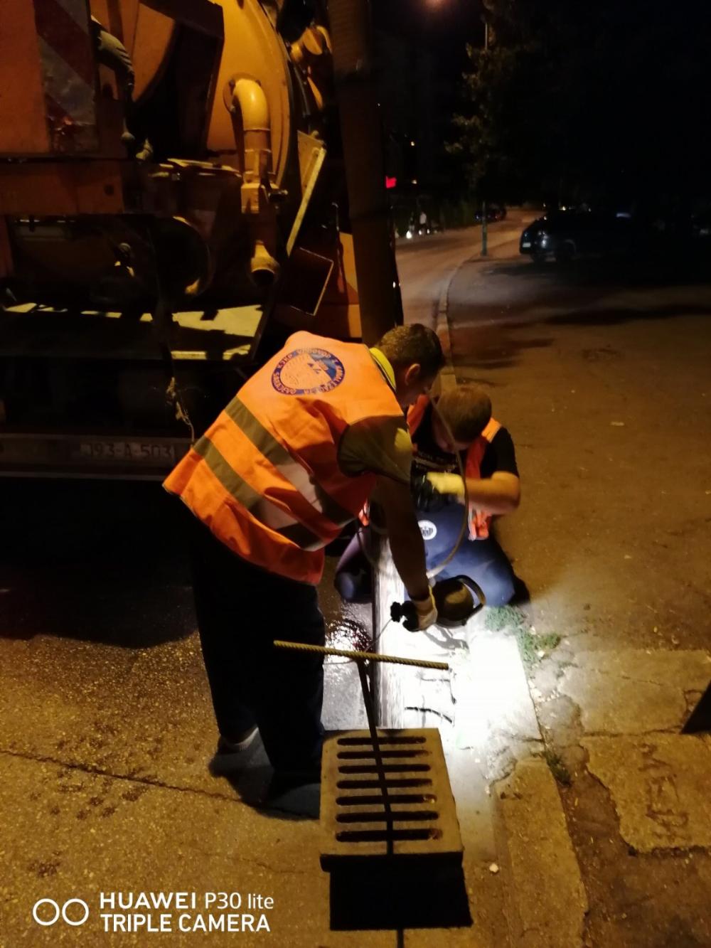 Služba održavanja kanalizacione mreže i objekata: RAD TOKOM VIKENDA