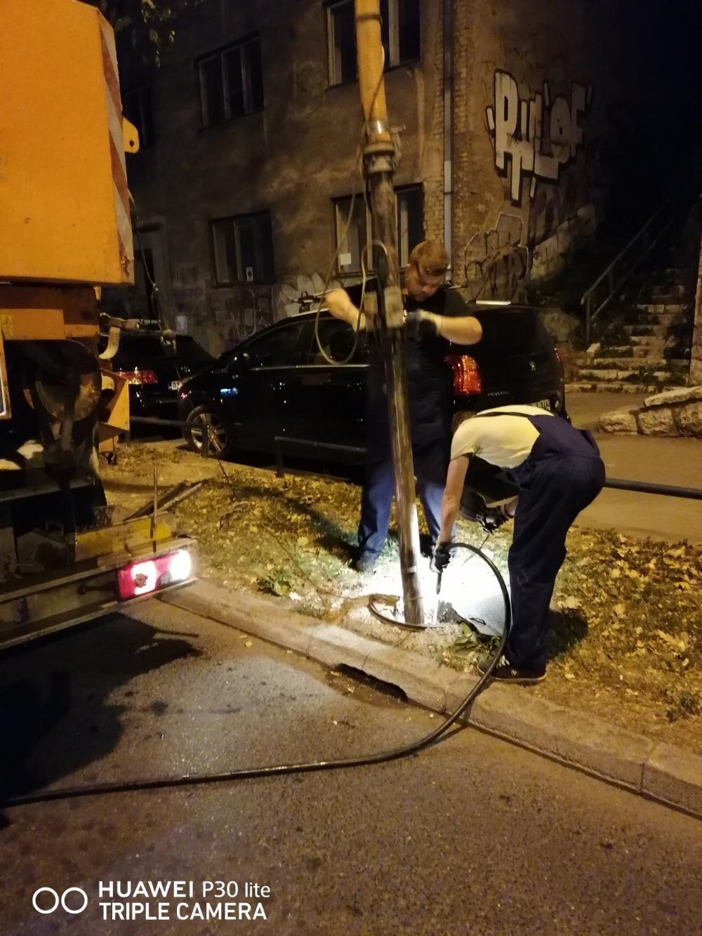 Služba održavanja kanalizacione mreže i objekata: RADOVI NA KANALIZACIONOJ MREŽI