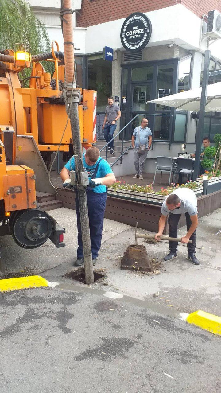 Služba održavanja kanalizacione mreže i objekata: RADOVI NA KANALIZACIONOJ MREŽI