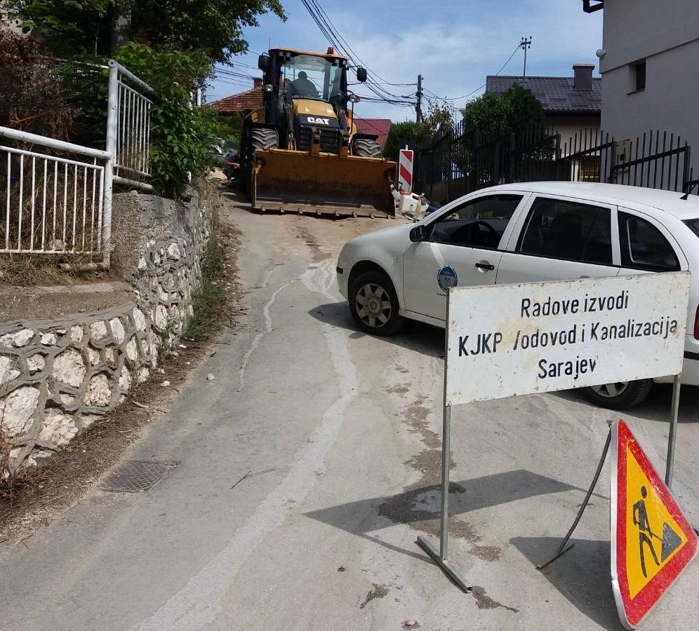 Služba za održavanje vodovodne mreže i objekata:  RADOVI NA VODOVODNOJ MREŽI
