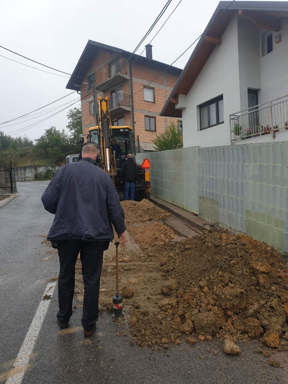 Služba za održavanje vodovodne mreže i objekata:  RADOVI NA VODOVODNOJ MREŽI
