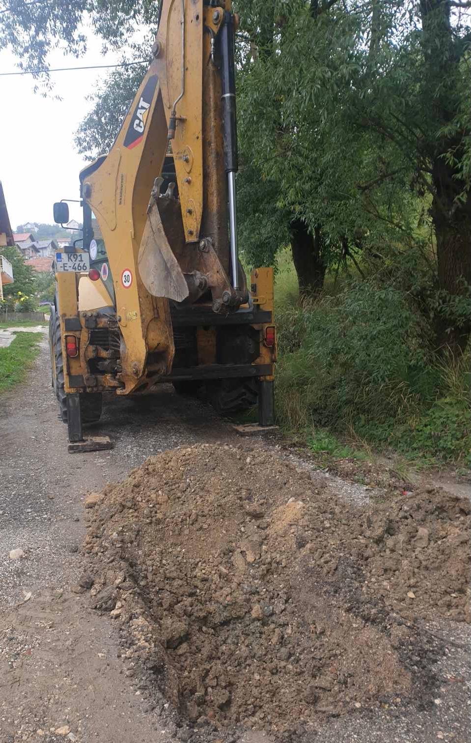 Služba za održavanje vodovodne mreže i objekata:  RADOVI NA VODOVODNOJ MREŽI