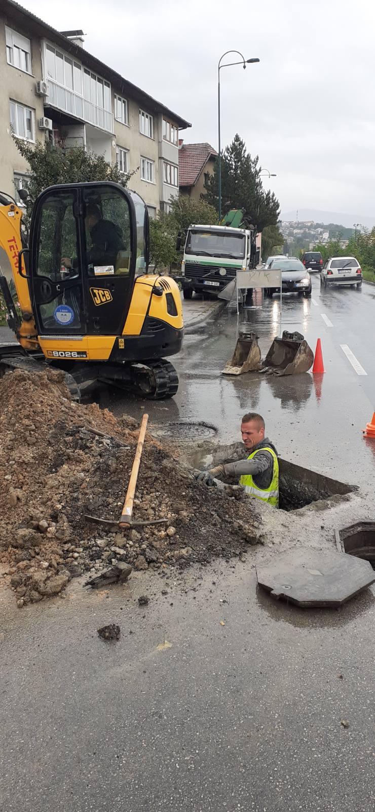 Služba održavanja kanalizacione mreže i objekata: RADOVI NA KANALIZACIONOJ MREŽI