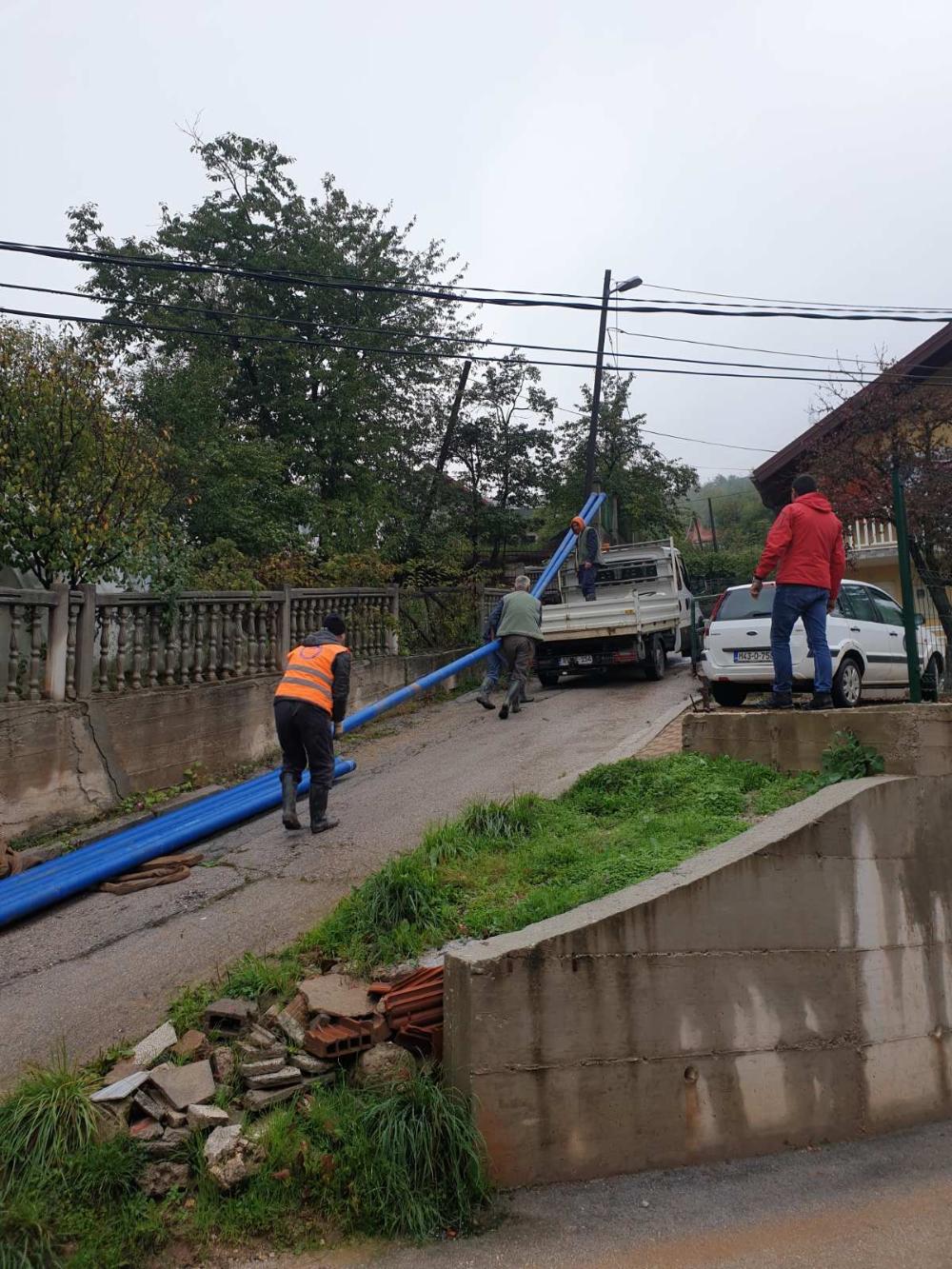 Služba za održavanje vodovodne mreže i objekata:  RADOVI NA VODOVODNOJ MREŽI