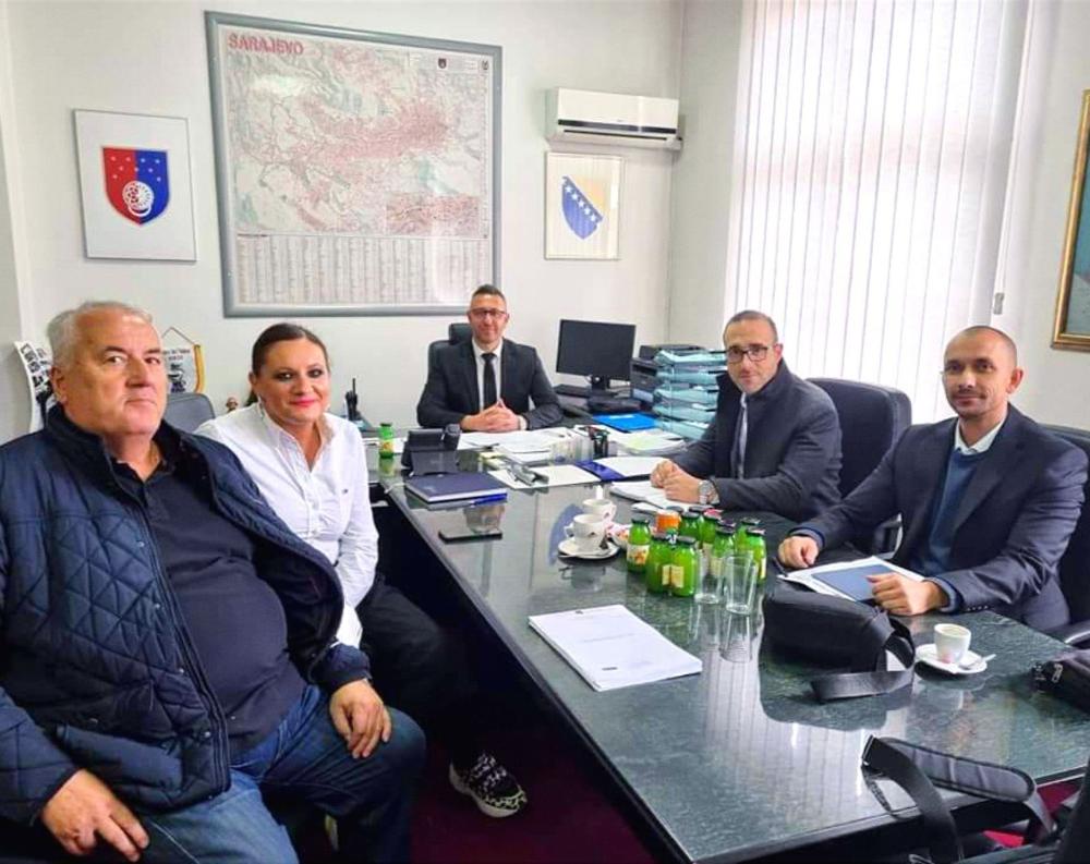 DELEGACIJA KJKP “VIK”-a POSJETILA KANTONALNU UPRAVU CIVILNE ZAŠTITE 