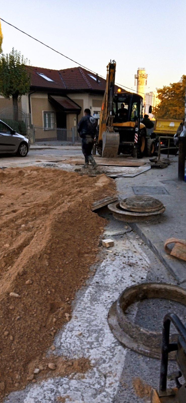 Služba održavanja kanalizacione mreže i objekata: ZAVRŠENI RADOVI U JUKIĆEVOJ ULICI 