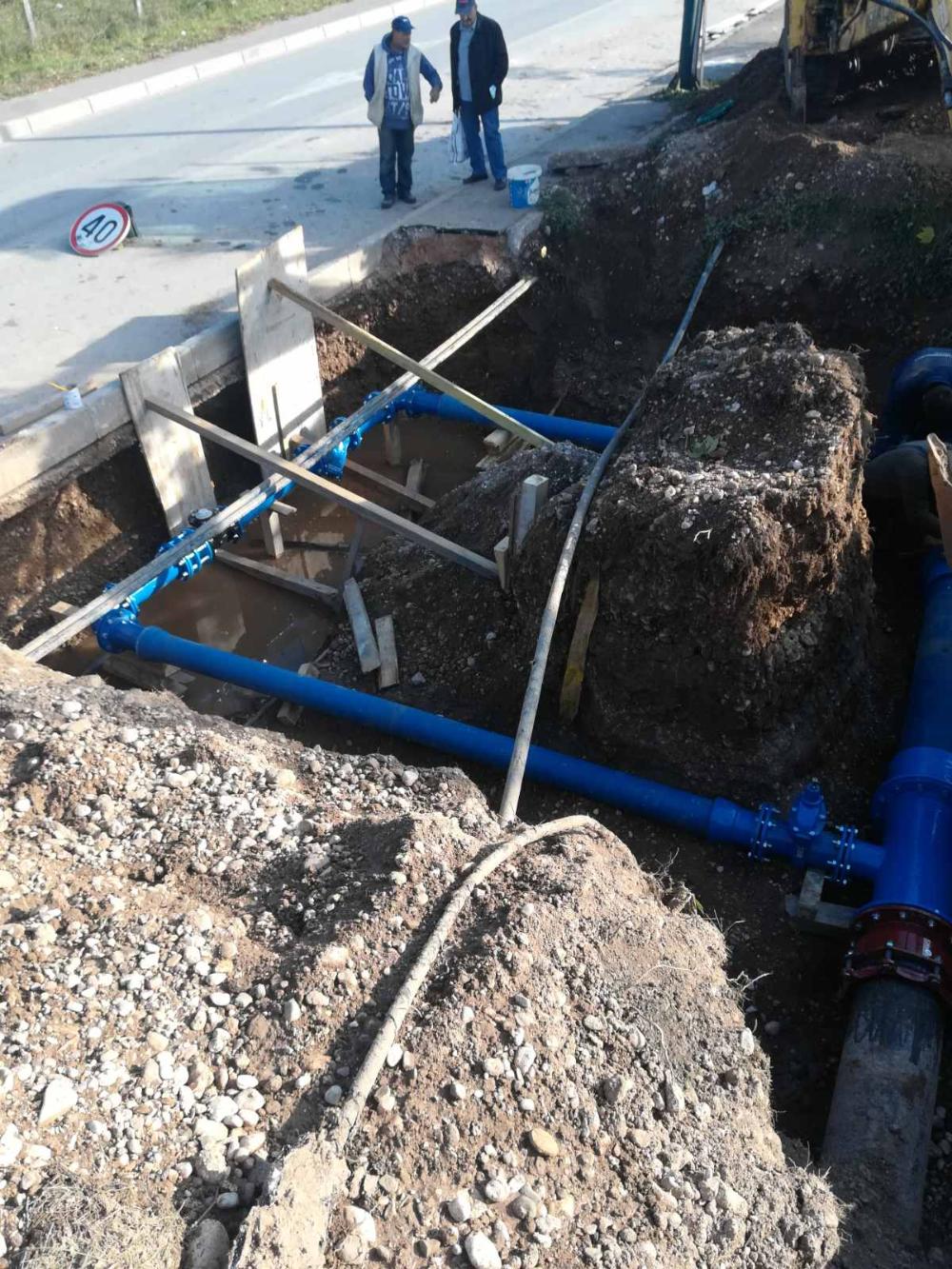 U ulici Bosanskih gazija: RADOVI NA IZGRADNJI ŠAHTA I MJERNE OPREME 