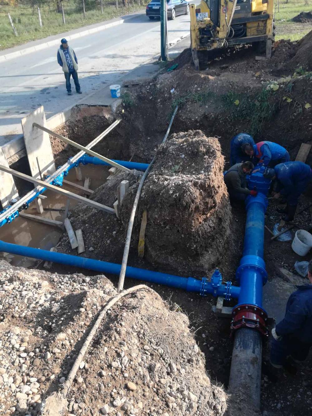 U ulici Bosanskih gazija: RADOVI NA IZGRADNJI ŠAHTA I MJERNE OPREME 