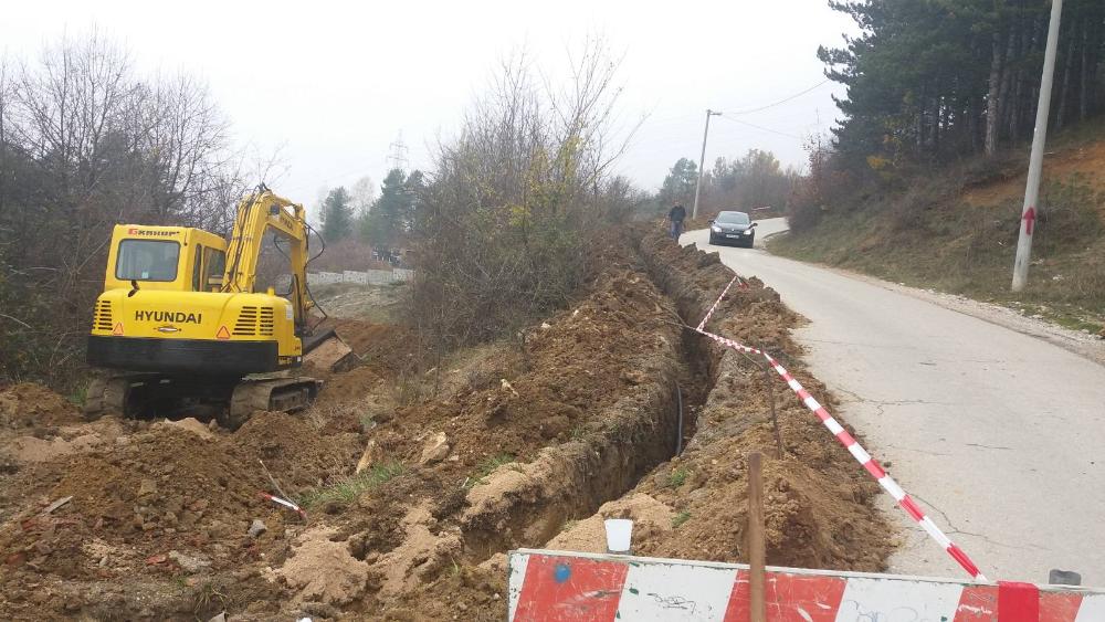 Služba za održavanje vodovodne mreže i objekata:  RADOVI NA VODOVODNOJ MREŽI