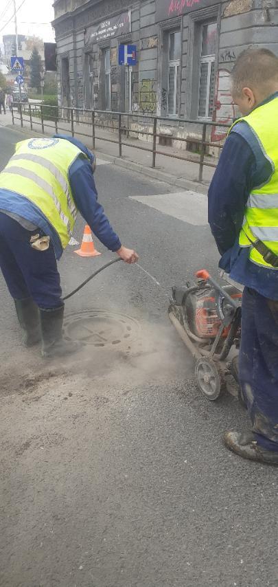 Služba održavanja kanalizacione mreže i objekata: RADOVI NA KANALIZACIONOJ MREŽI