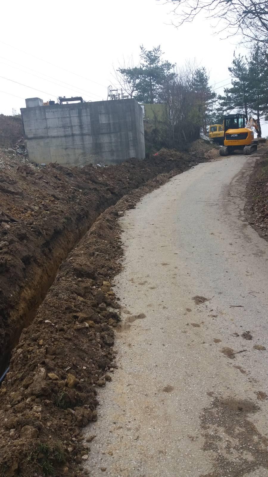 Služba za održavanje vodovodne mreže i objekata:  RADOVI NA VODOVODNOJ MREŽI