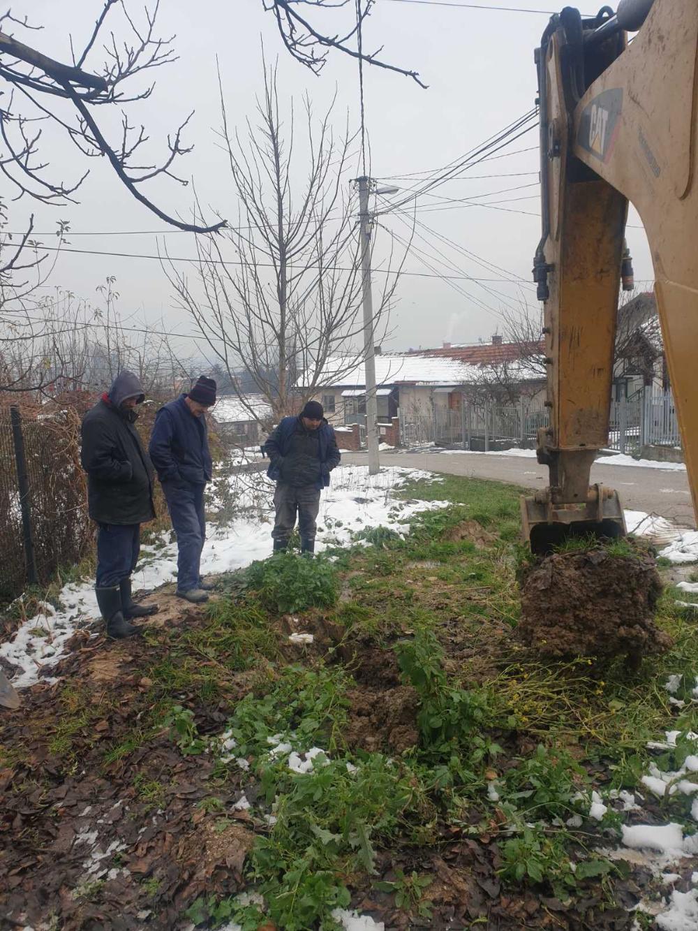 Služba za održavanje vodovodne mreže i objekata:  RADOVI NA VODOVODNOJ MREŽI