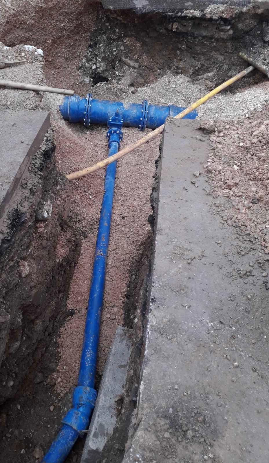 Služba za održavanje vodovodne mreže i objekata:  RADOVI NA VODOVODNOJ MREŽI