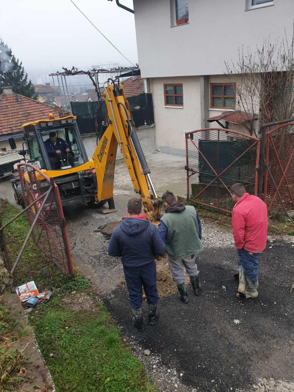 Služba za održavanje vodovodne mreže i objekata:  RADOVI NA VODOVODNOJ MREŽI