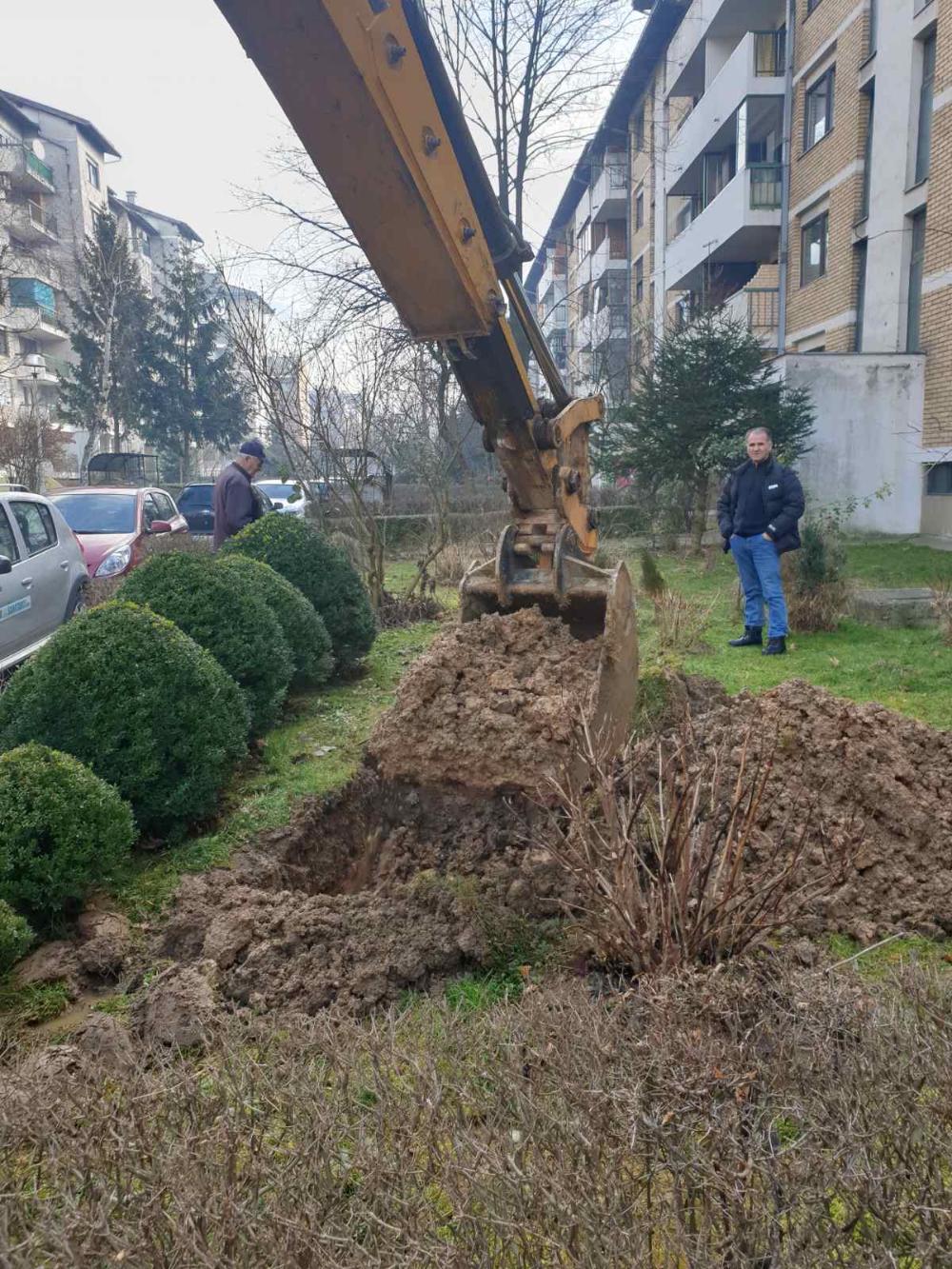 Služba za održavanje vodovodne mreže i objekata:  RADOVI NA VODOVODNOJ MREŽI