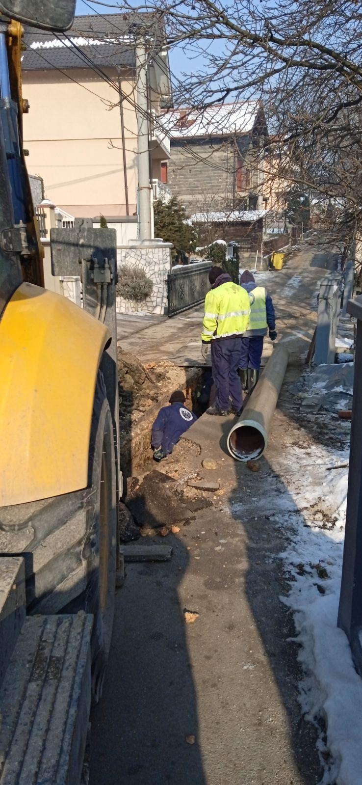 Služba održavanja kanalizacione mreže i objekata: RADOVI NA KANALIZACIONOJ MREŽI