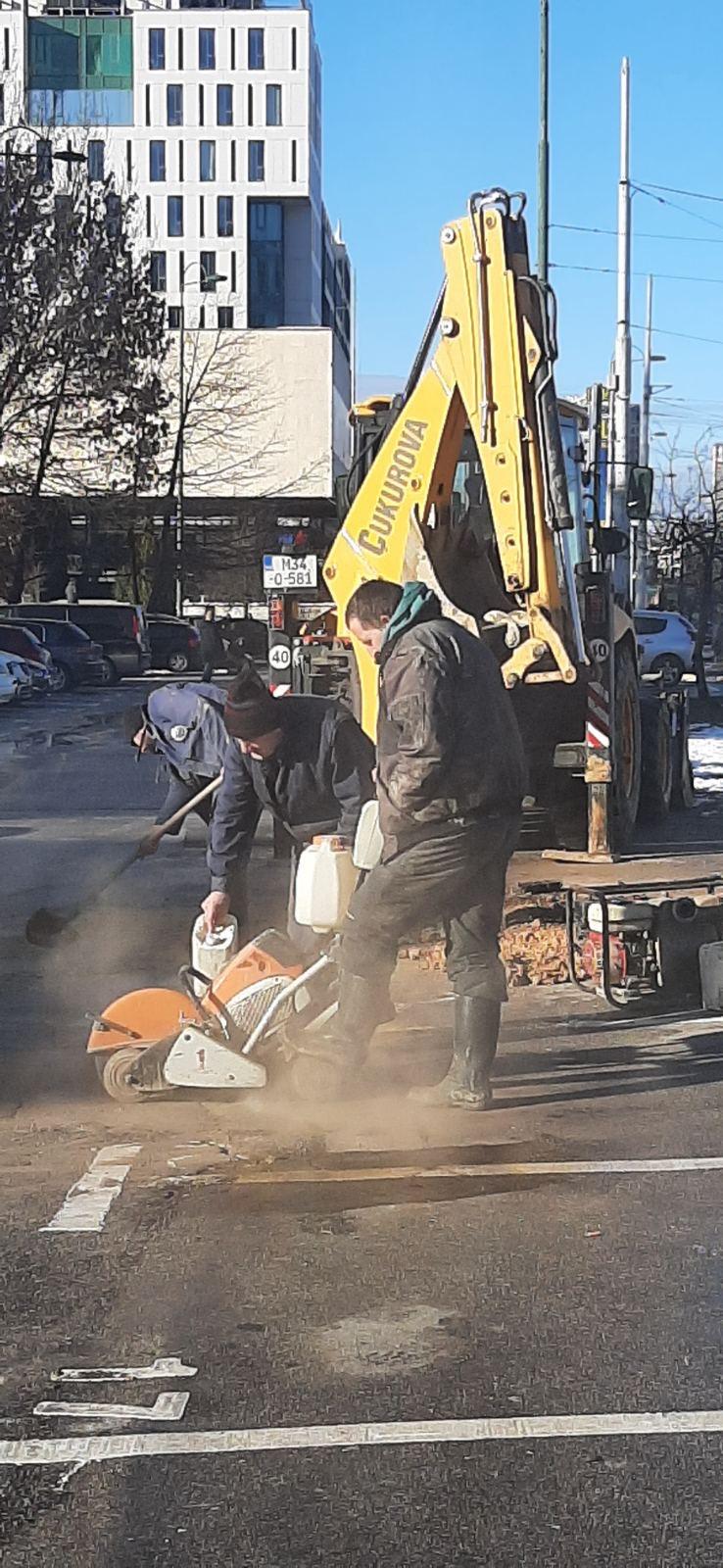Služba za održavanje vodovodne mreže i objekata:  RADOVI NA VODOVODNOJ MREŽI