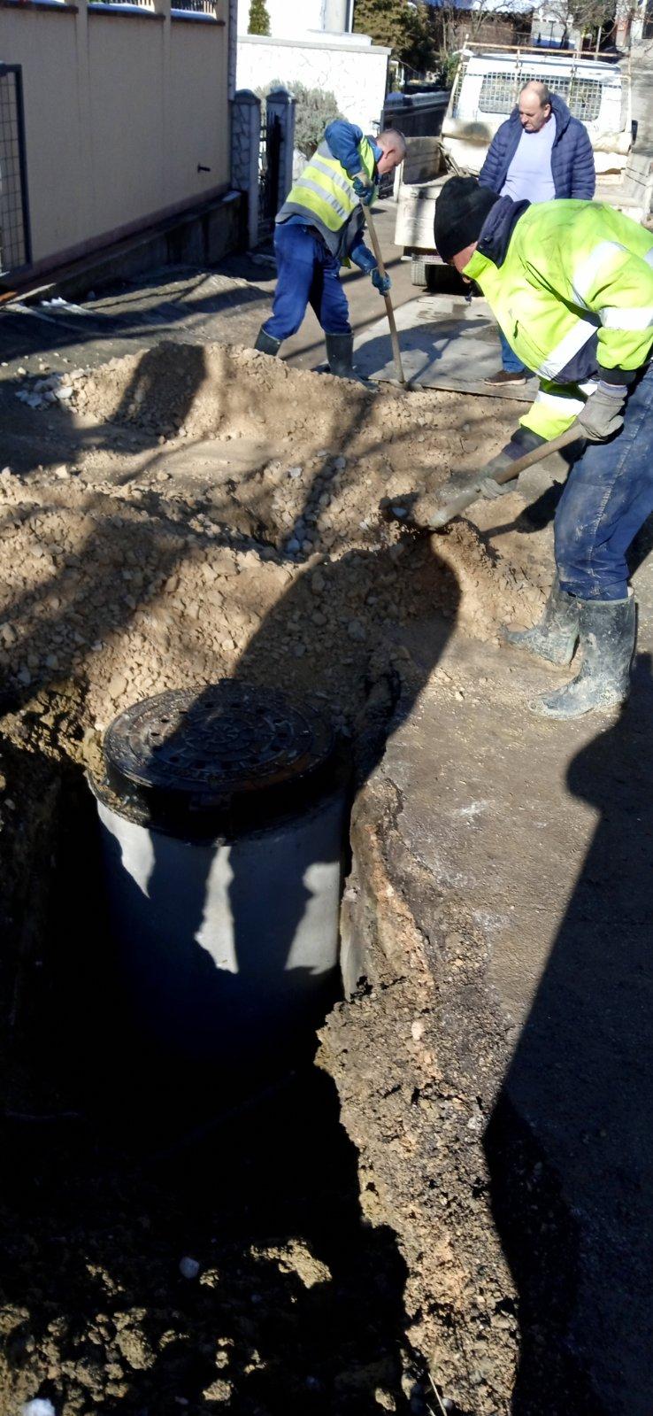Služba održavanja kanalizacione mreže i objekata: RADOVI NA KANALIZACIONOJ MREŽI