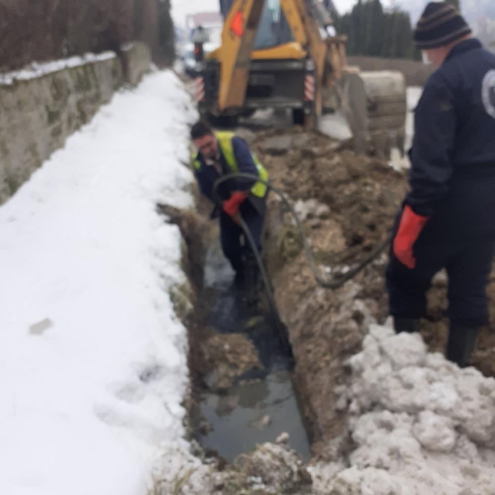 Služba održavanja kanalizacione mreže i objekata: RADOVI NA KANALIZACIONOJ MREŽI