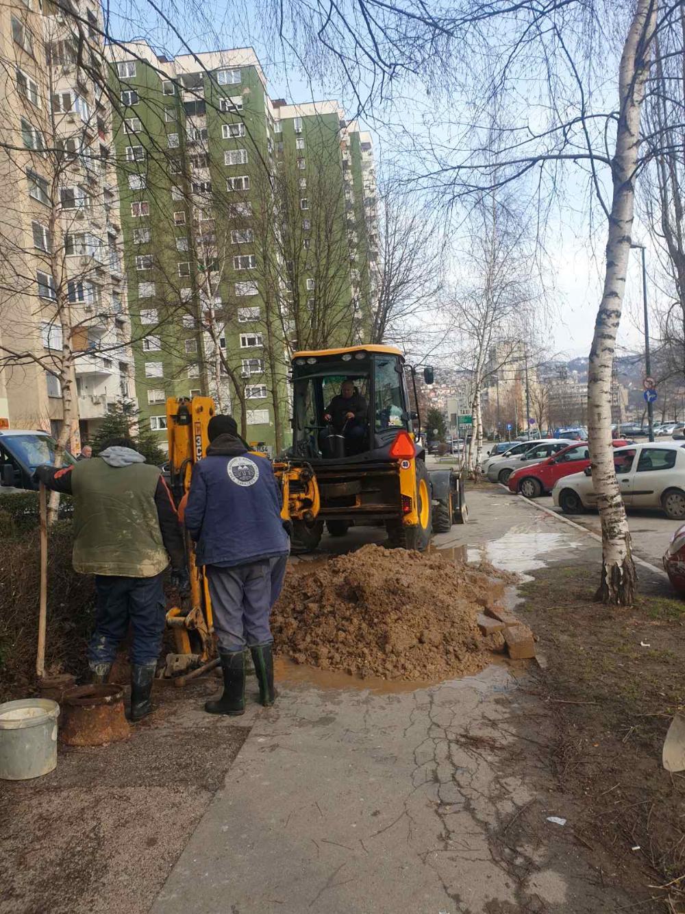Služba za održavanje vodovodne mreže i objekata:  RADOVI NA VODOVODNOJ MREŽI